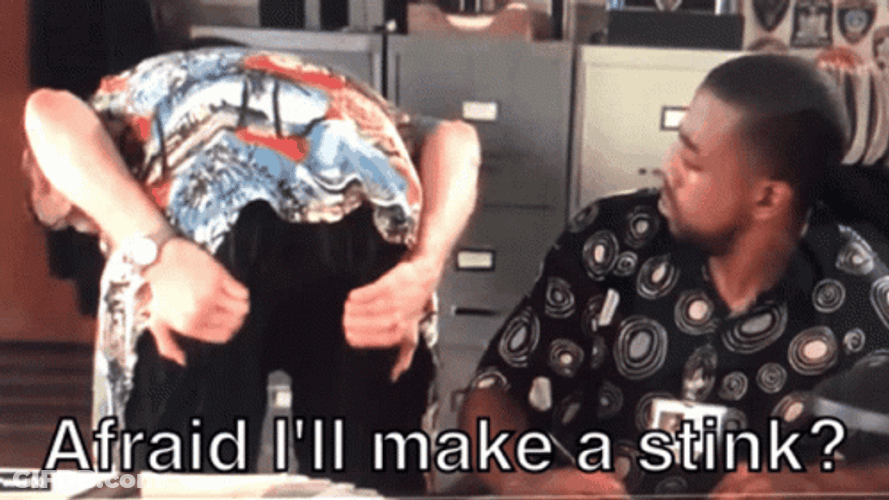Ace Ventura Funny Stink Prank GIF