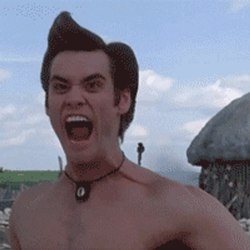Ace Ventura Jim Carrey Screaming GIF