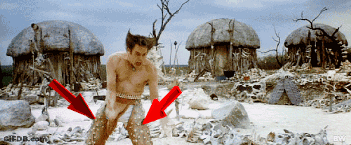Ace Ventura Screaming Pain GIF