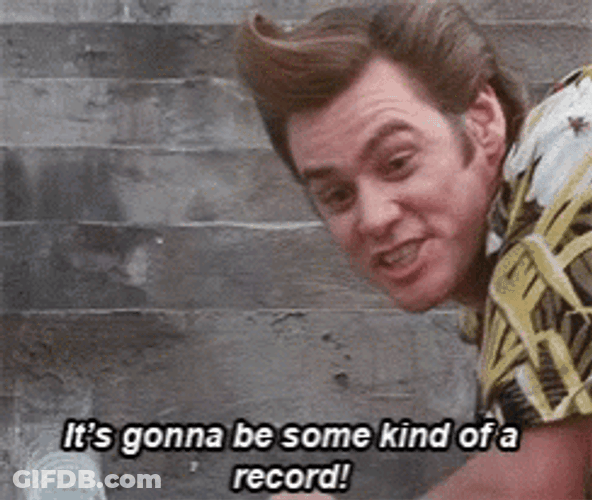 Ace Ventura Some Kind Of Broken Record GIF