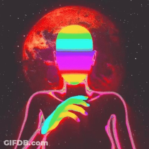 Acid Trip Rainbow GIF