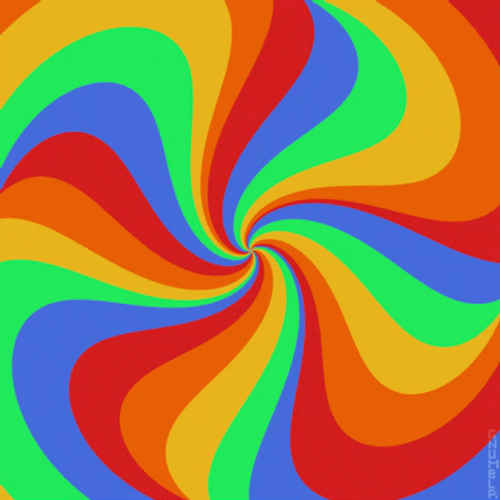Acid Trip Spiral Colors GIF