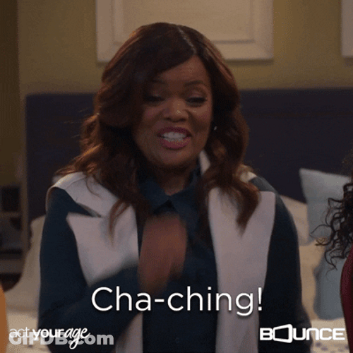 Act Your Age Cha Ching GIF