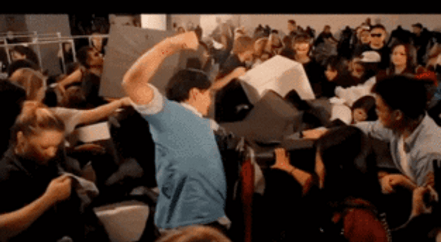 Action Black Friday Shopping Riot Chaos GIF