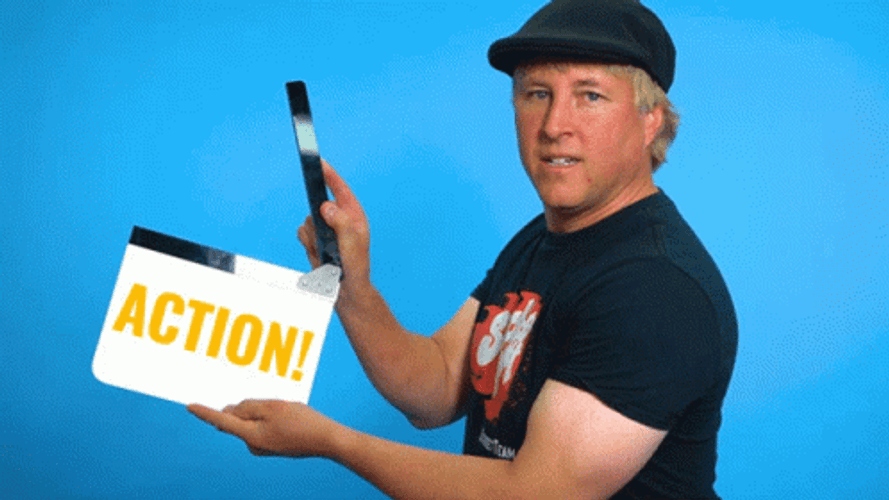 Action Cinema Director Film Scene Slate GIF