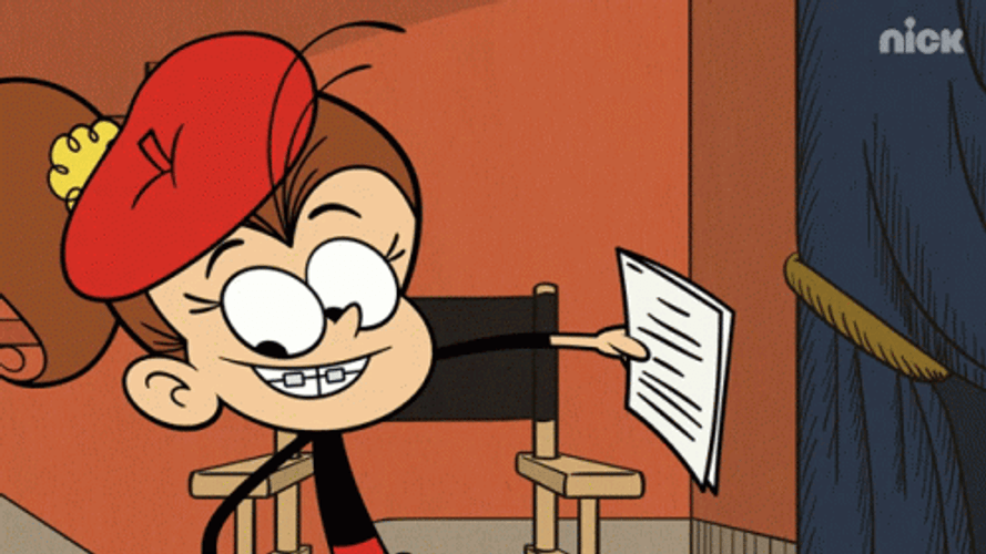 Action Director On Set The Loud House Cartoon GIF