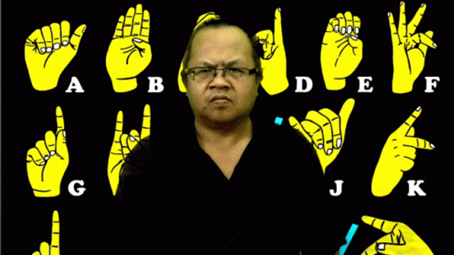 Action Hand Sign Language GIF