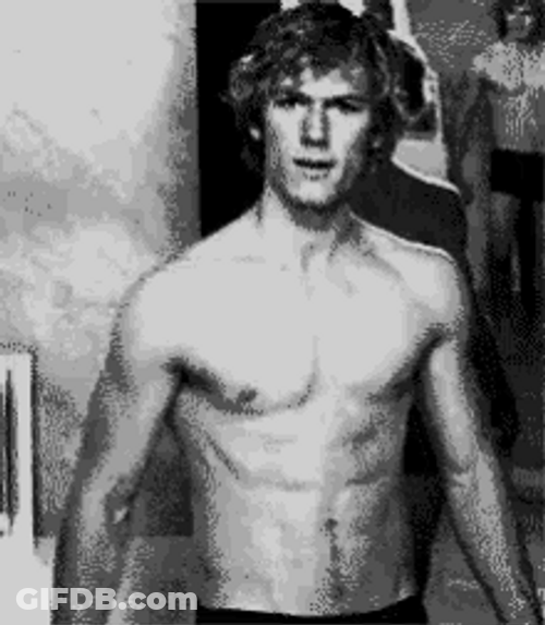 Actor Alex Pettyfer Conceited Flexing Abs GIF