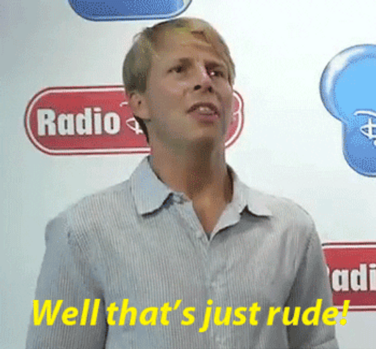 Actor And Comedian Jack Mcbrayer How Rude GIF