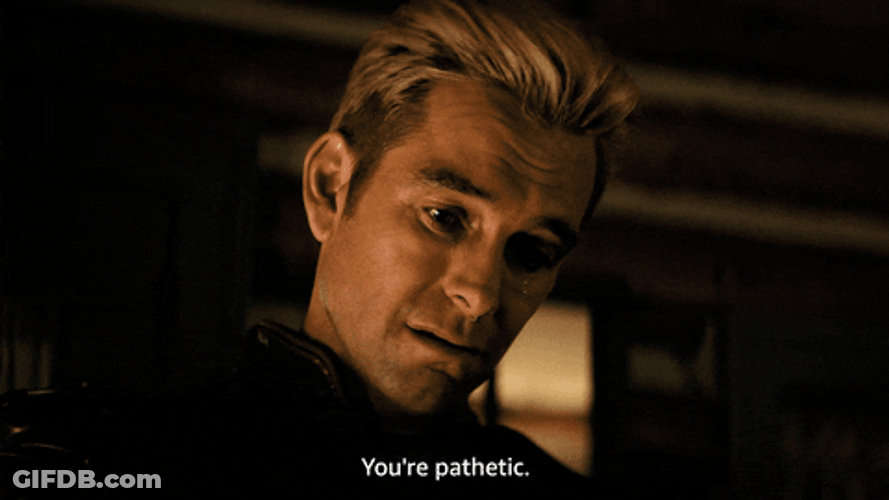 Actor Antony Starr You're Pathetic GIF