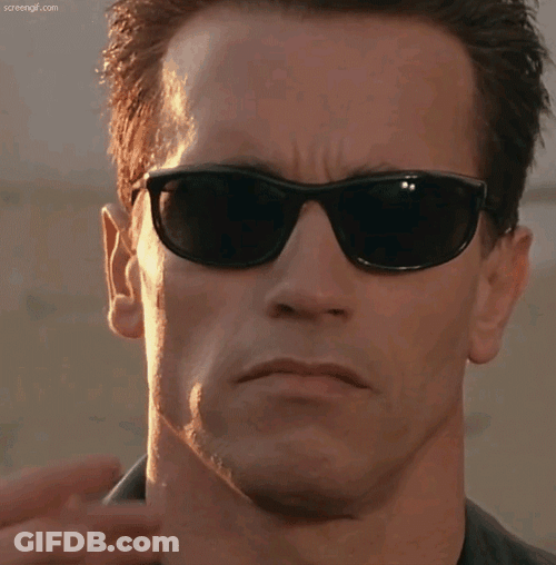 Actor Arnold Schwarzenegger Face Poke GIF