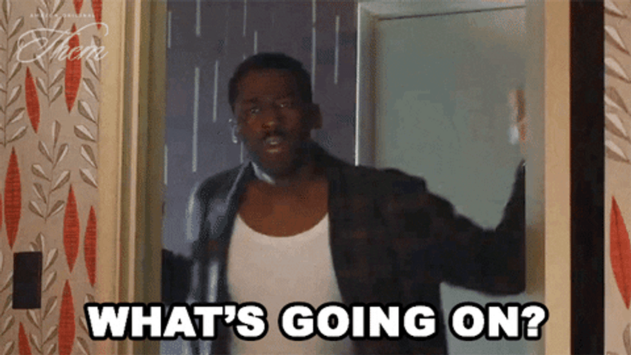 Actor Bashy What Is Going On GIF
