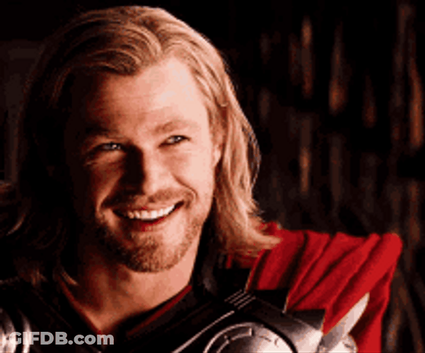 Actor Chris Hemsworth Wink As Thor GIF