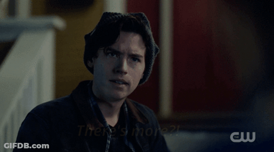 Actor Cole Sprouse Saying There's More GIF