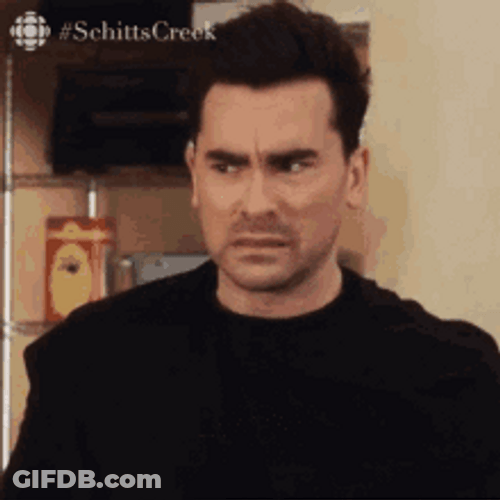 Actor Dan Levy Eww GIF