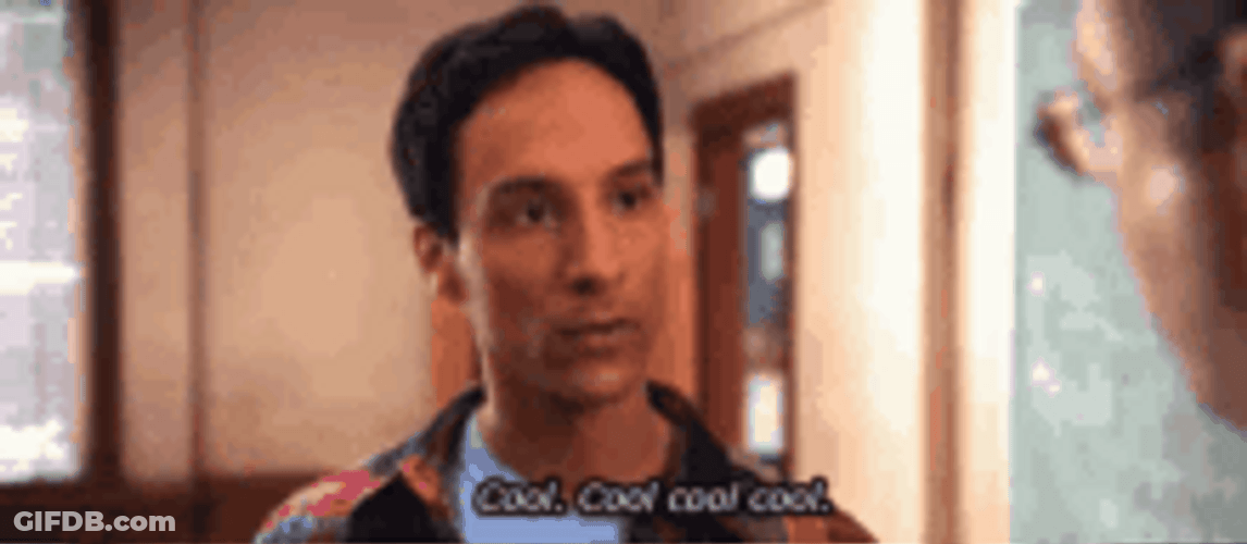Actor Danny Pudi Cool Cool Cool GIF