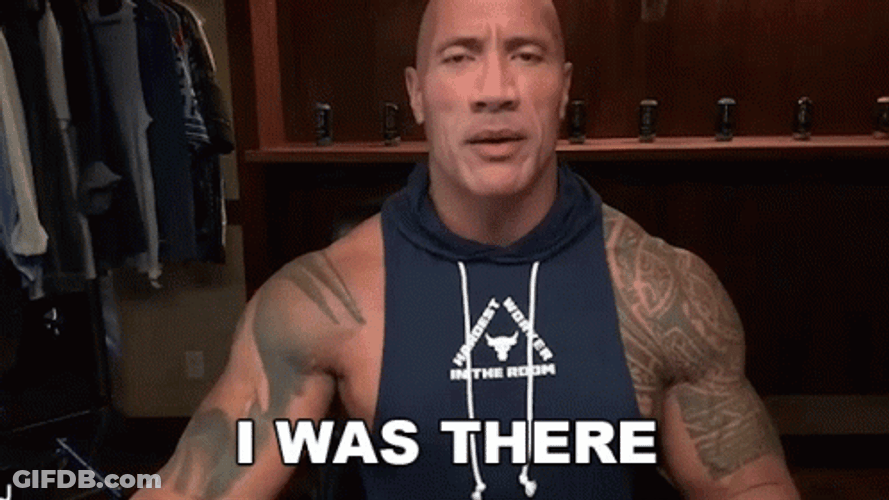Actor Dwayne Johnson The Rock Witness Me GIF