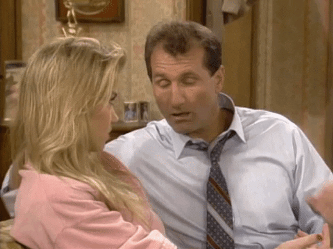 Actor Ed O'Neill Having Headache Reaction GIF