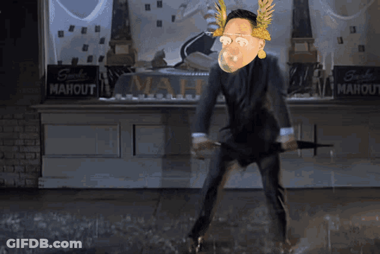 Actor Gene Kelly Meme Funny Rain Dance GIF