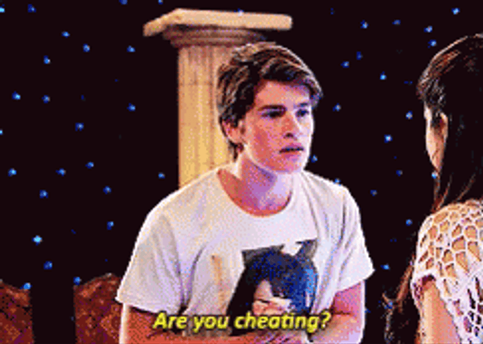 Actor Gregg Sulkin Are You Cheating GIF