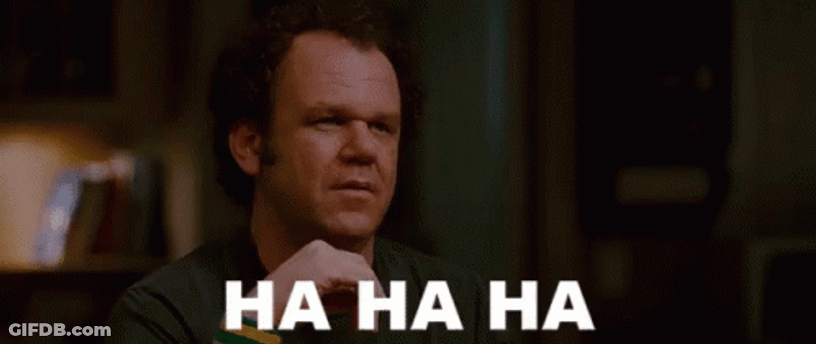 Actor John Reilly Sarcastic That's So Funny GIF