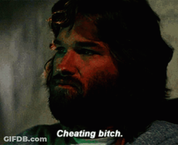 Actor Kurt Russel Cheating Bitch GIF