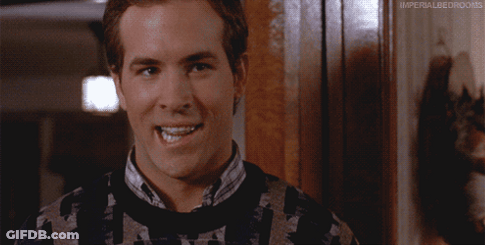 Actor Ryan Reynolds Drooling You Look Marvelous Reaction GIF