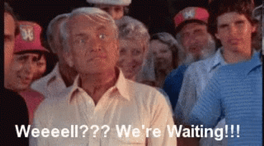 Actor Ted Knight Long Well Were Waiting GIF