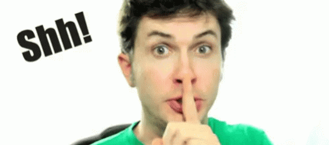 Actor Toby Turner Shh GIF