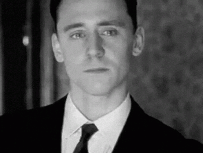 Actor Tom Hiddleston Happy Then Sad Reaction GIF