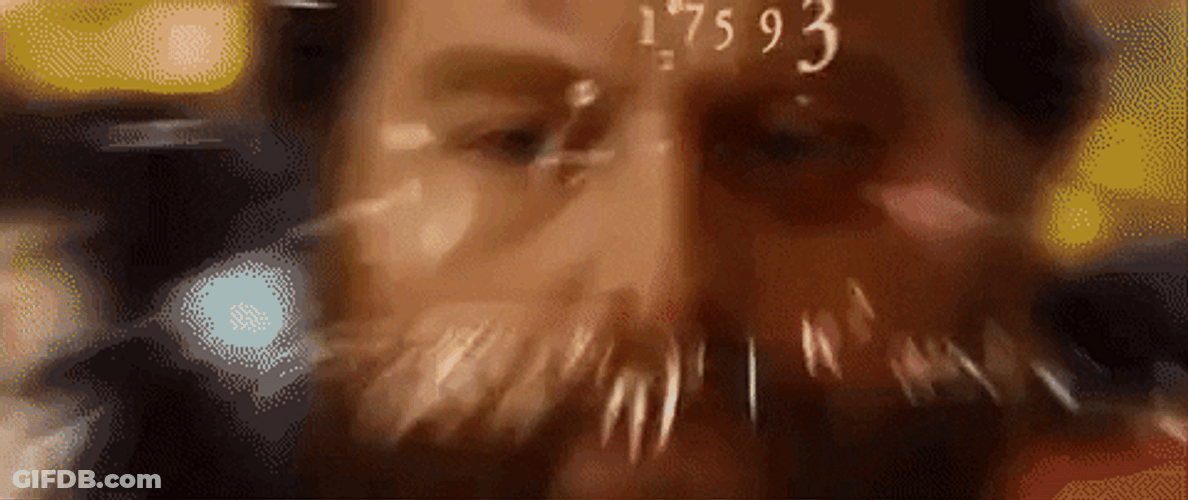 Actor Zach Galifianakis Focusing And Calculating GIF