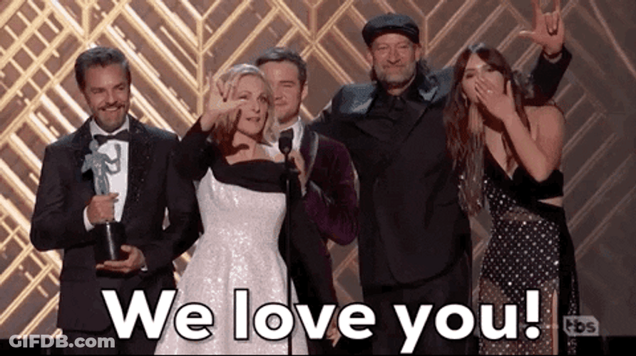 Actors Awards We Love You GIF