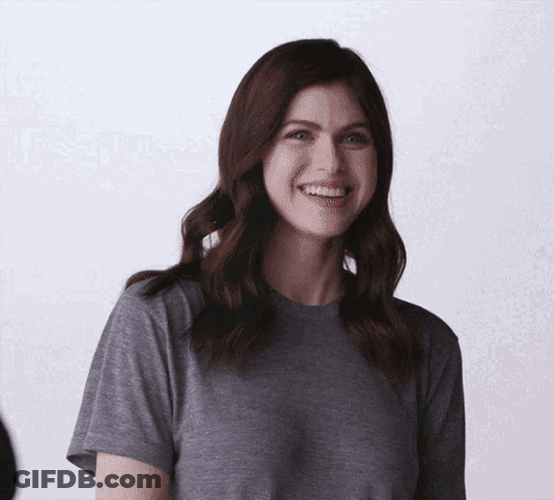 Actress Alexandra Daddario GIF