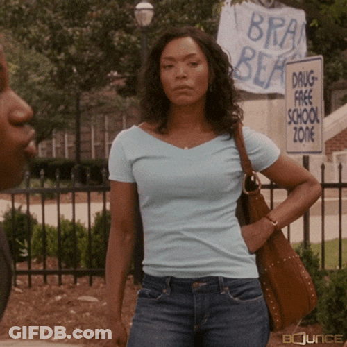 Actress Angela Bassett Hands On Hips GIF