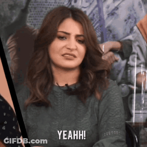 Actress Anushka Shetty Yeah Right GIF