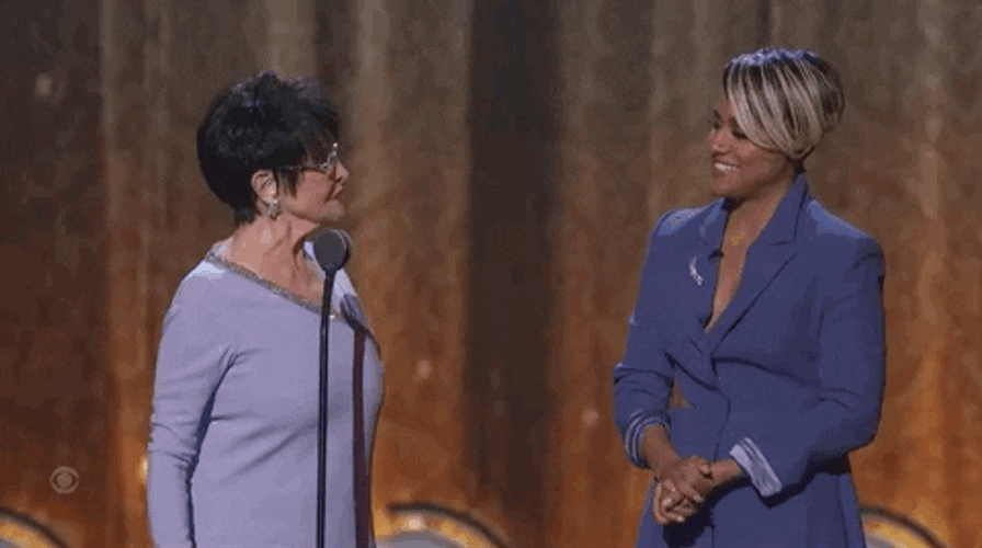 Actress Ariana DeBose Bow To Actress Chita Rivera GIF