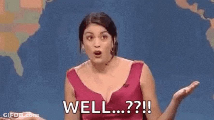 Actress Cecily Strong Confused Saying Well GIF