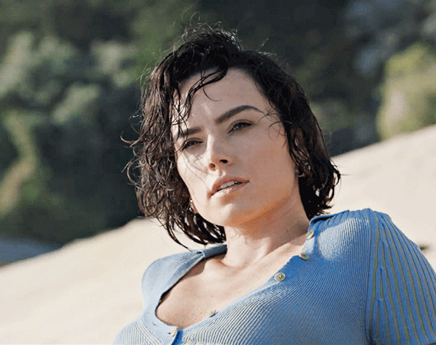 Actress Daisy Ridley British GQ GIF