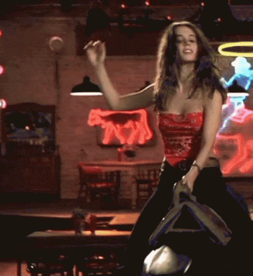 Actress Eliza Dushku Girl On Top Riding Bull GIF