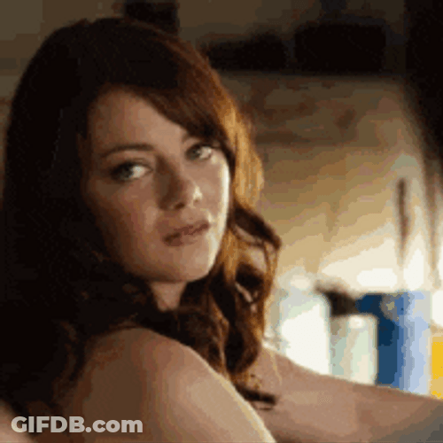Actress Emma Stone Sarcastic Thumbs Up Super GIF