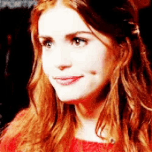 Actress Holland Roden Beautiful Dimple Smile GIF