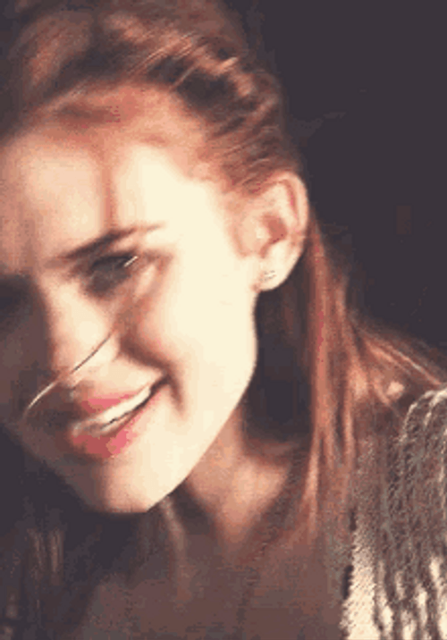 Actress Holland Roden Beautiful Smile Gaze GIF