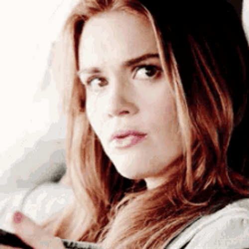 Actress Holland Roden Make Sense Reaction GIF
