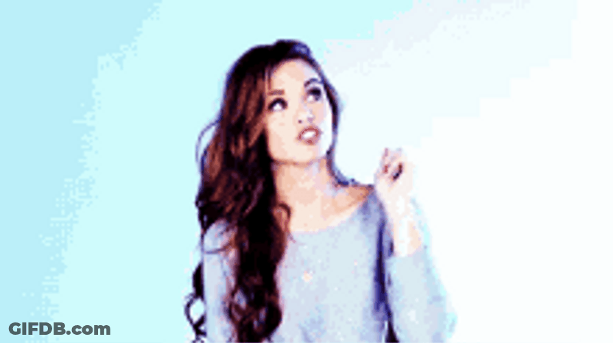 Actress Holland Roden Thinking Good Idea GIF