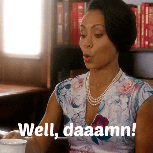 Actress Jada Pinkett Smith Well Damn GIF