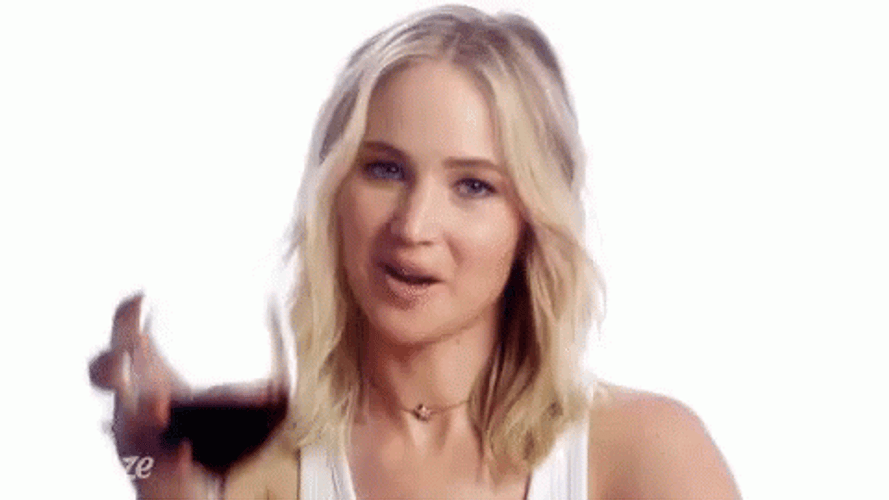 Actress Jennifer Lawrence Happy Birthday Drinks GIF