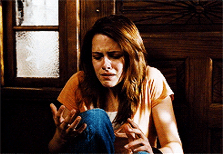 Actress Kristen Stewart Crying Meme GIF
