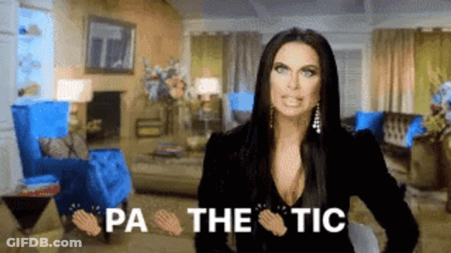 Actress LeeAnne Locken Clapping Pathetic GIF