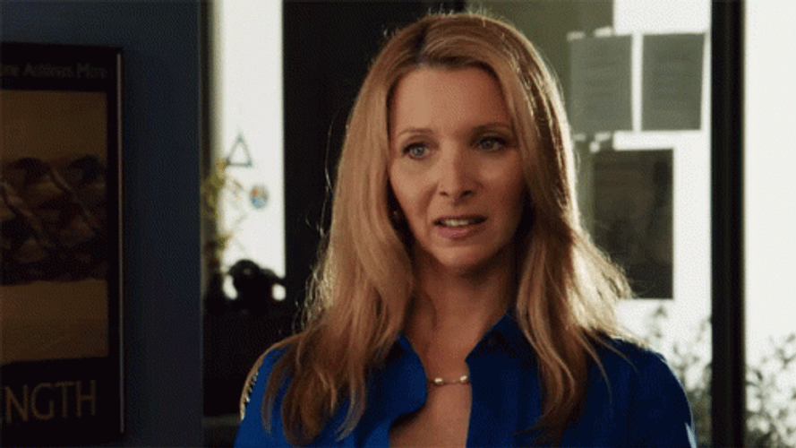 Actress Lisa Kudrow Disgusted Oof Reaction GIF