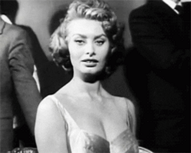 Actress Mwah Sophia Loren GIF